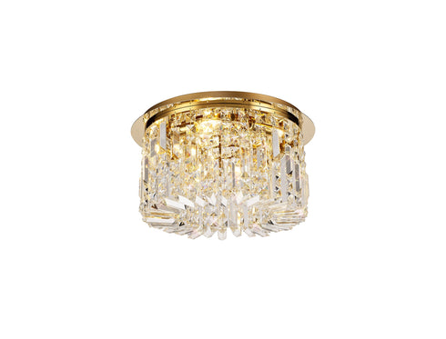Zula Round Flush Chandelier 5 Light